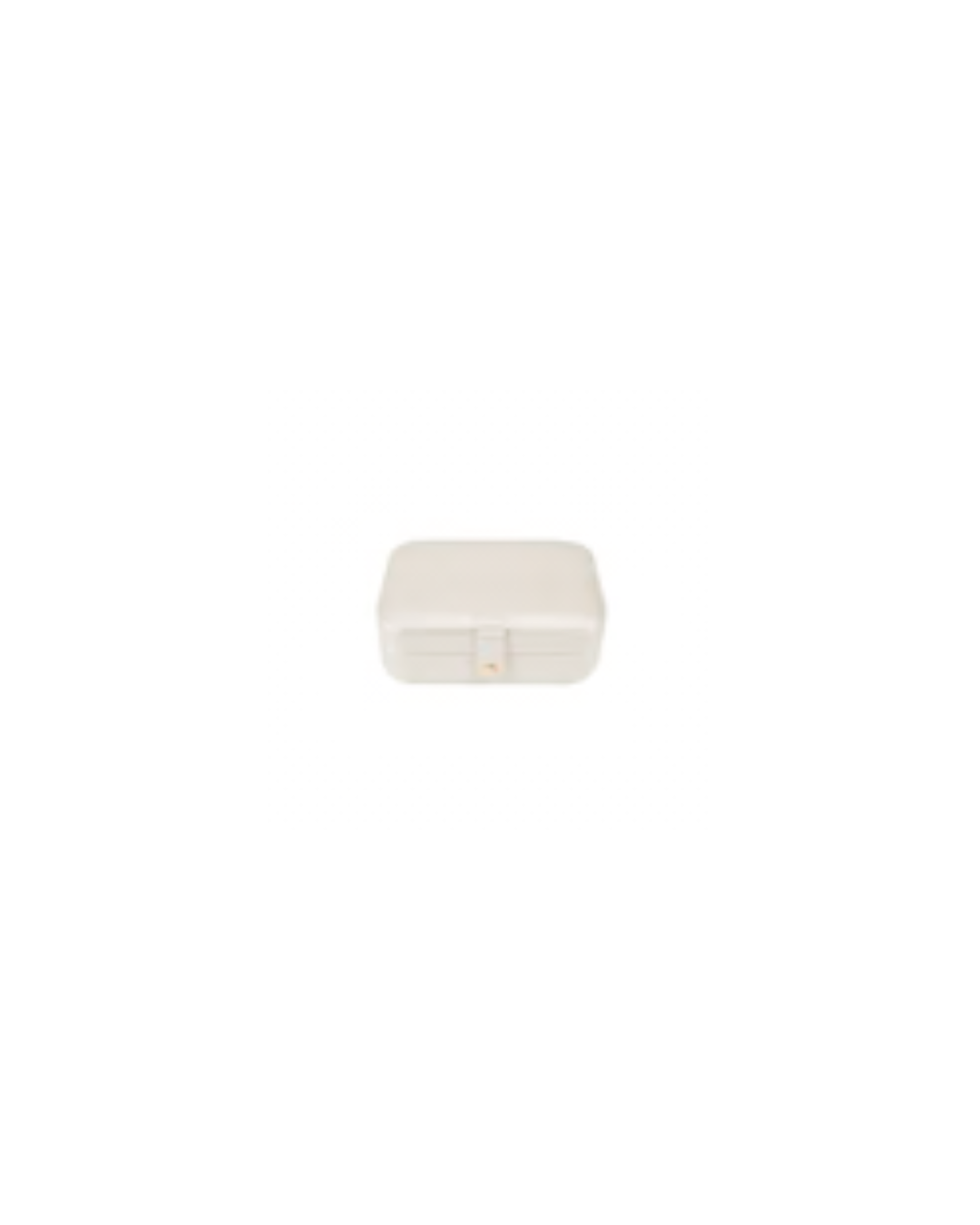 Leah Travel Jewelry Organizer, Pearl White