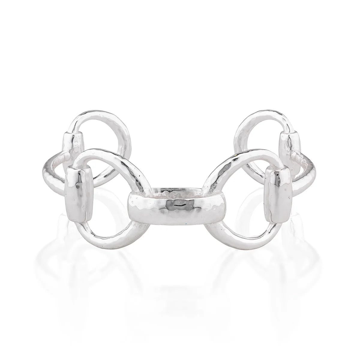 Capucine de Wulf Equestrian Snaffle Bit Cuff, Silver