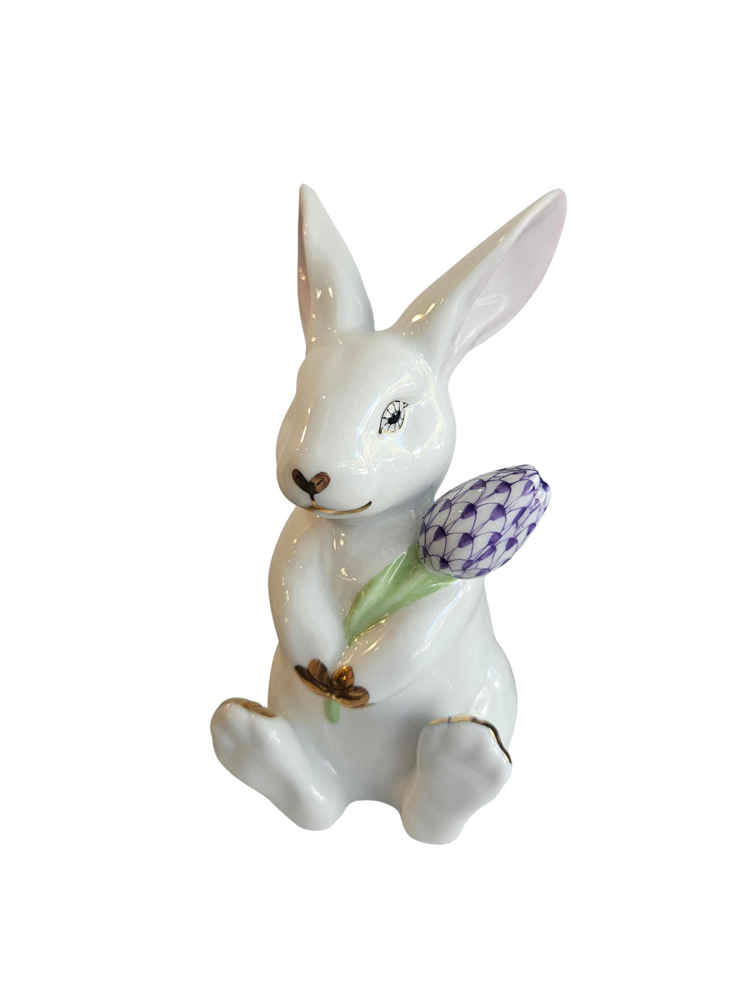 Herend Blossom Bunny, Lavender