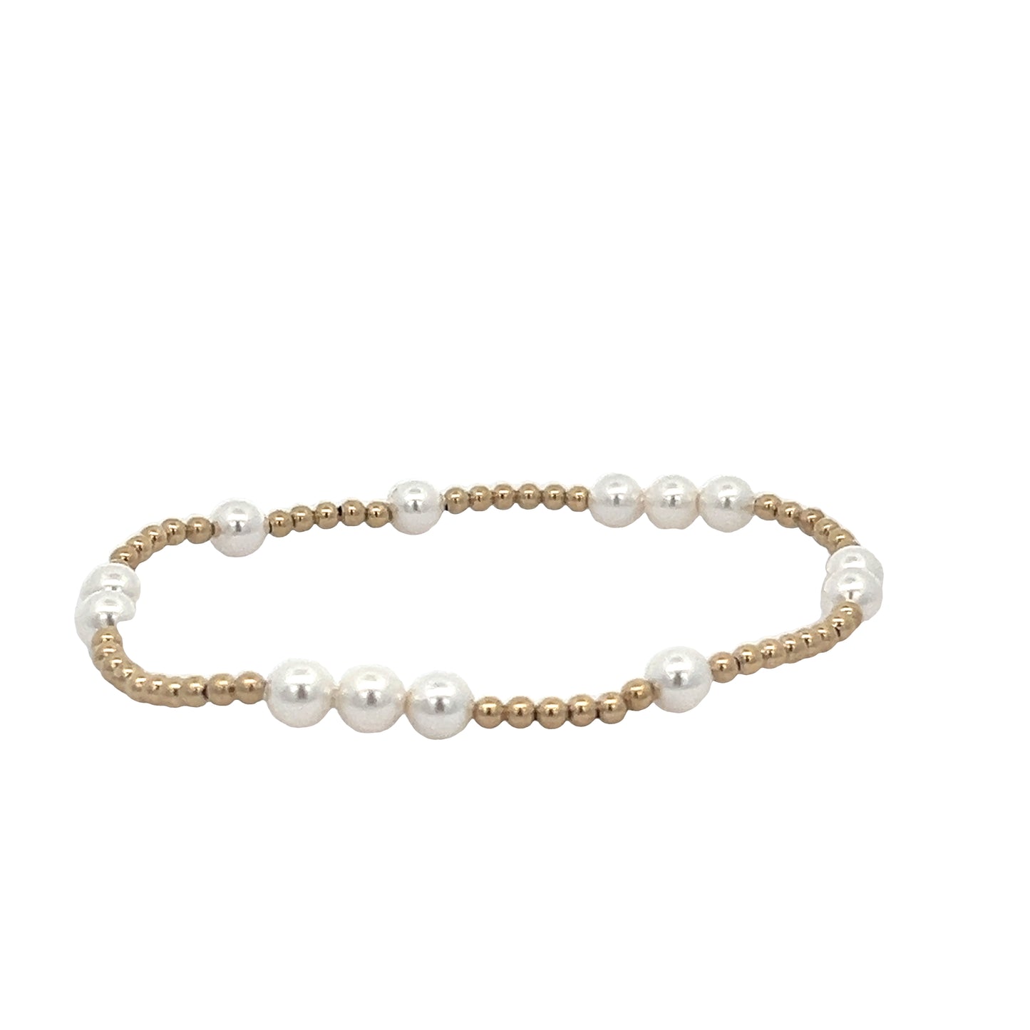 Hope Unwritten 5mm Bead Bracelet - Pearl