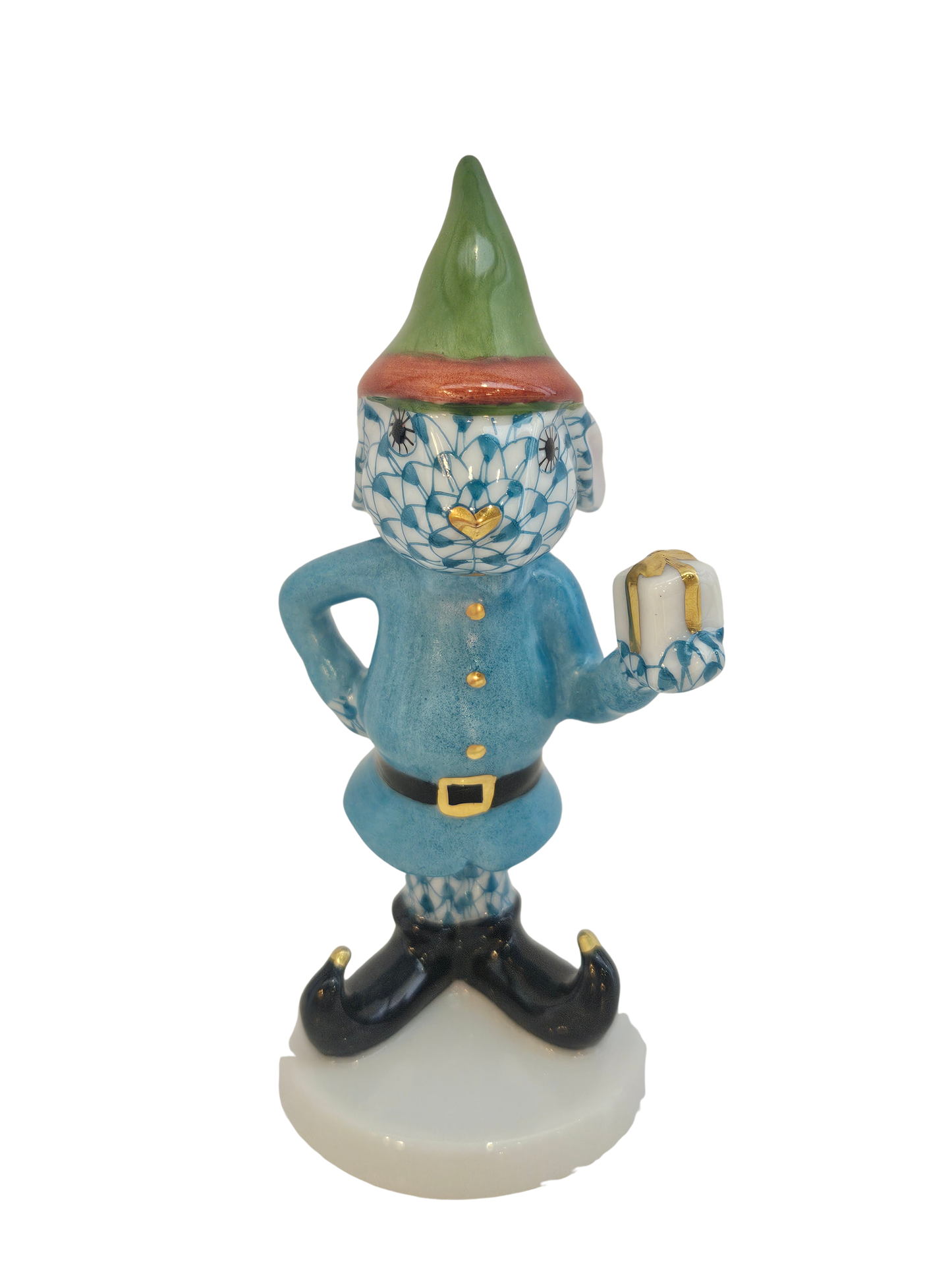 Herend Elf Bunny, Turquoise