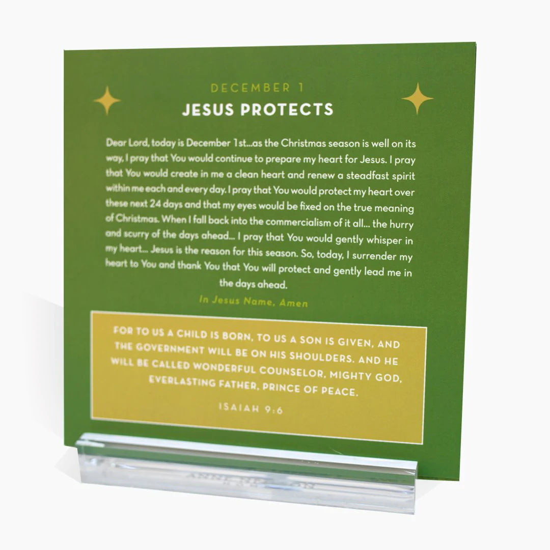 Anne Neilson 25 Days of Prayer and Scripture with Acrylic Stand