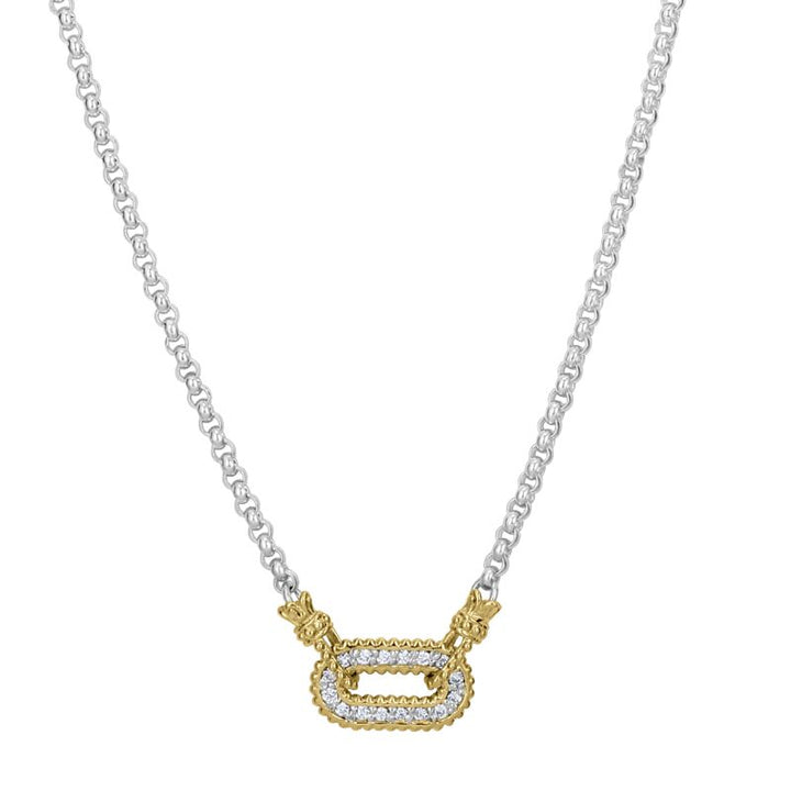 VAHAN Oval Diamond Necklace