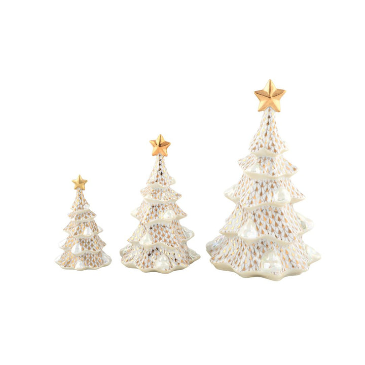 Herend Medium Christmas Tree, Gold