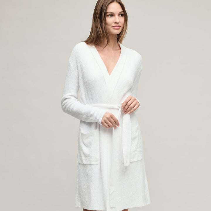 Barefoot Dreams CozyChic Lite Ribbed Robe- Sea Salt