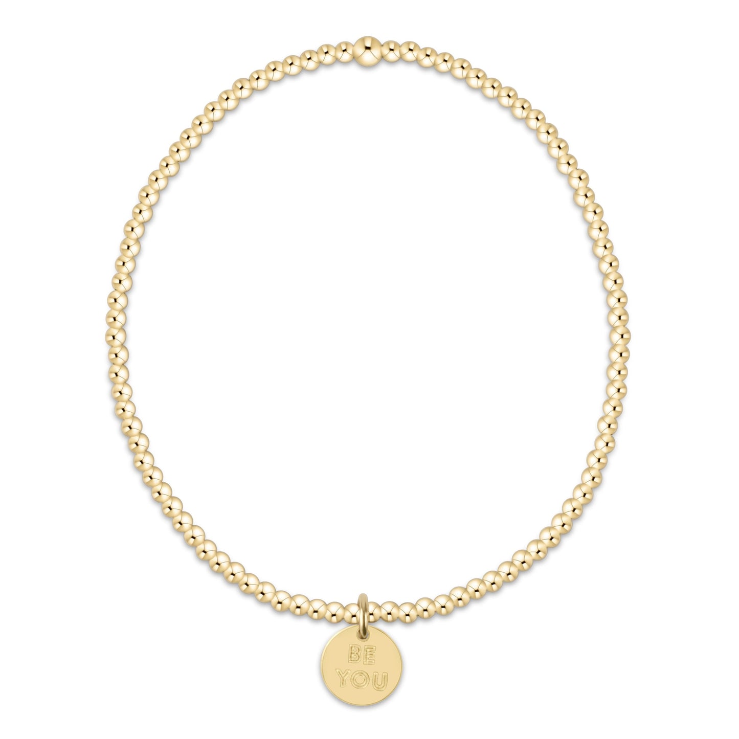 Enewton Be You Word Classic Gold 2mm Bracelet
