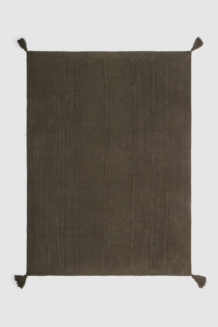 Barefoot Dreams CozyChic Holiday Waffle Throw