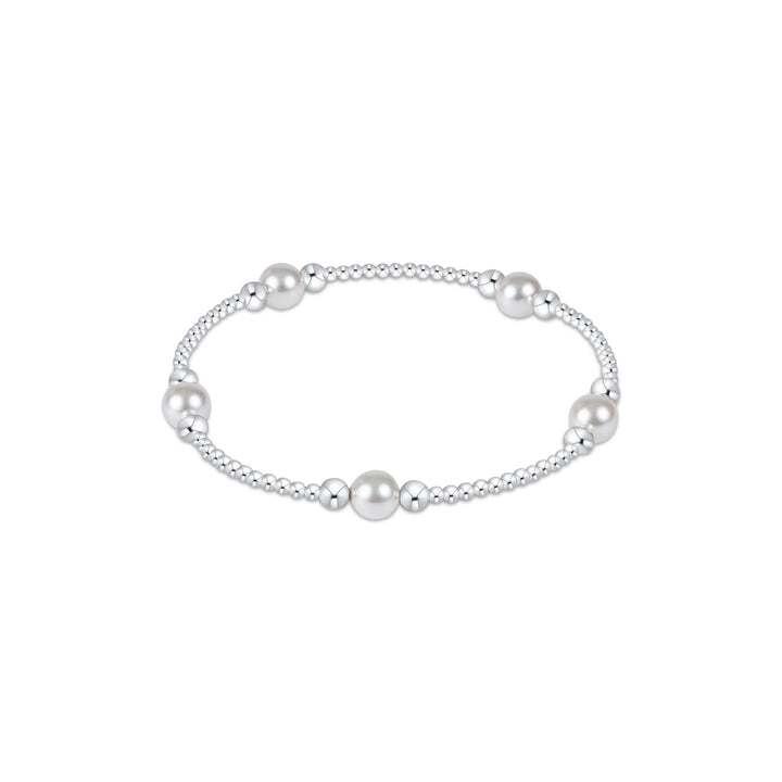 enewton Purpose Pearl 6mm Bead Bracelet - Sterling