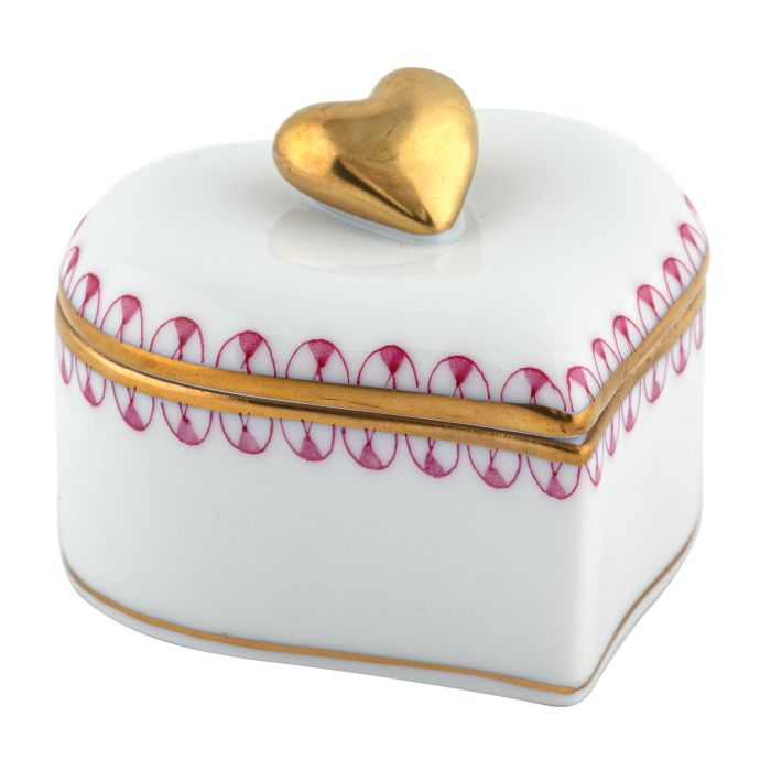 Herend Double Heart Box