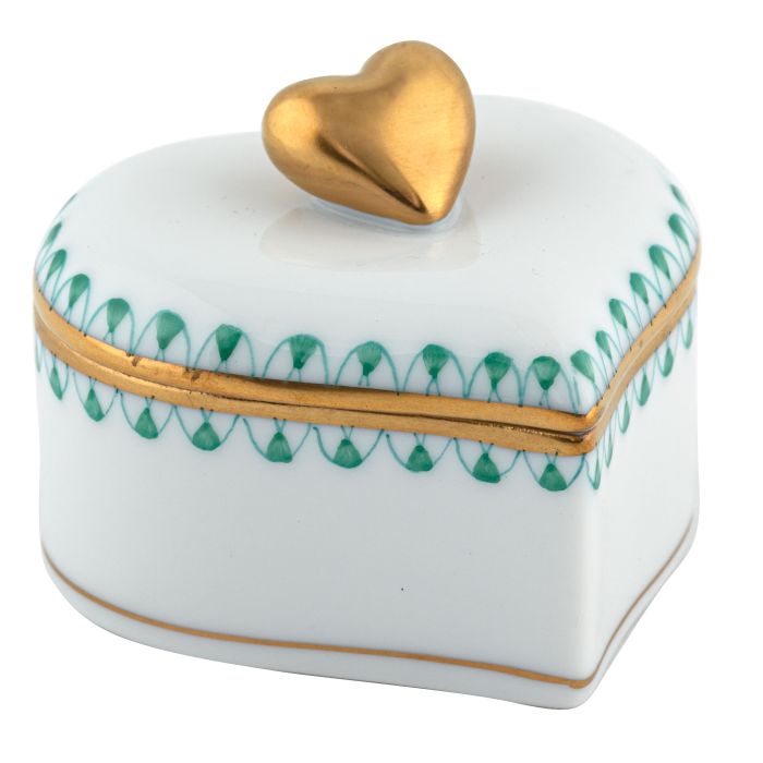 Herend Double Heart Box