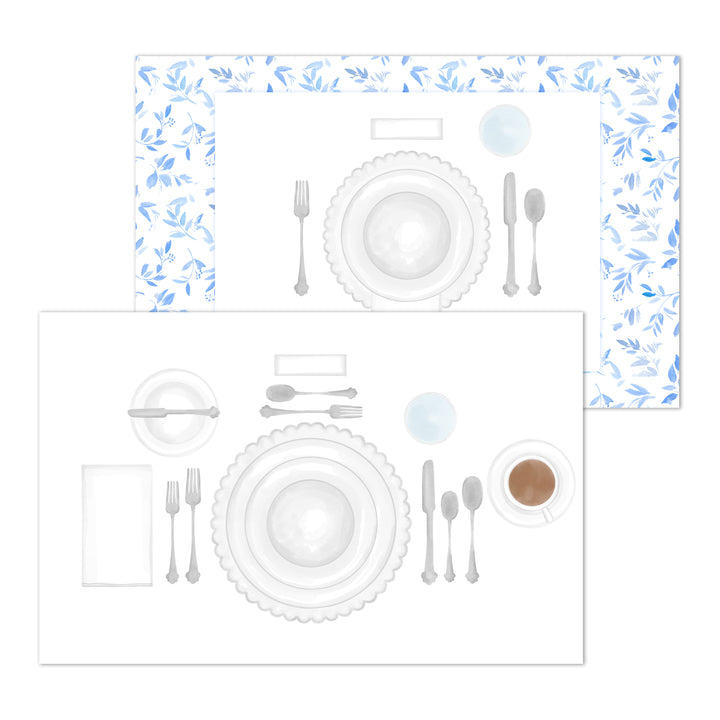 Ellington Paper Company "How To Set A Table" Laminated Placemats