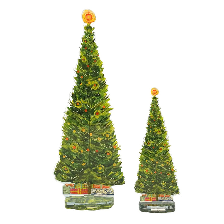 Kimberly Hodges Blue Spruce Large Acrylic Tree