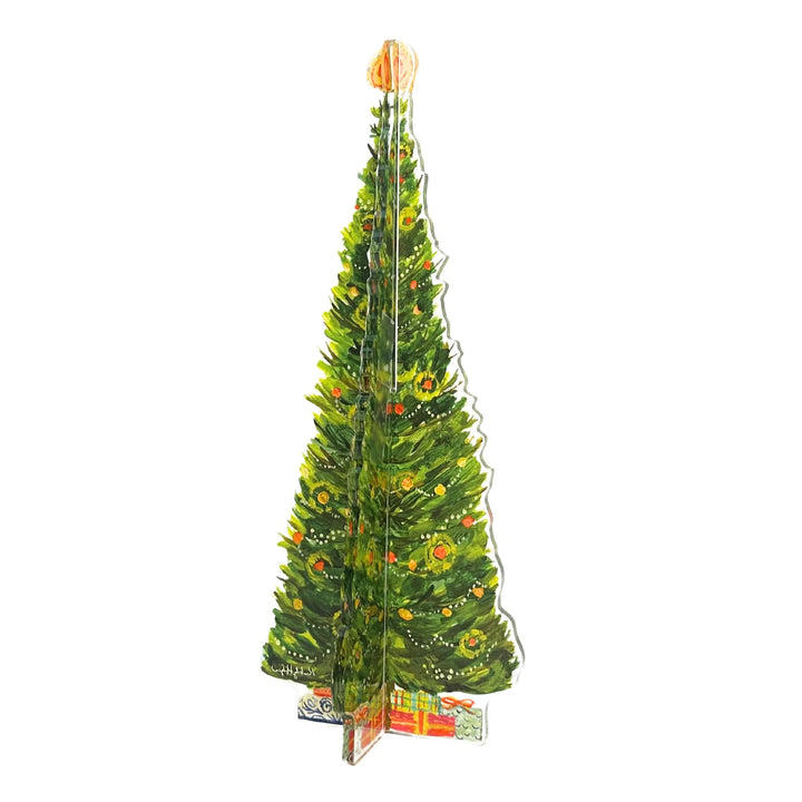 Kimberly Hodges Blue Spruce 2 Piece Acrylic Tree