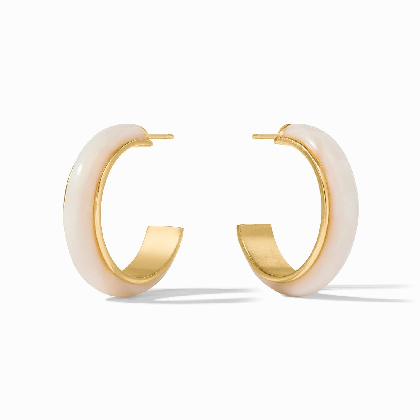 Julie Vos Carnaby Hoop - Alabaster