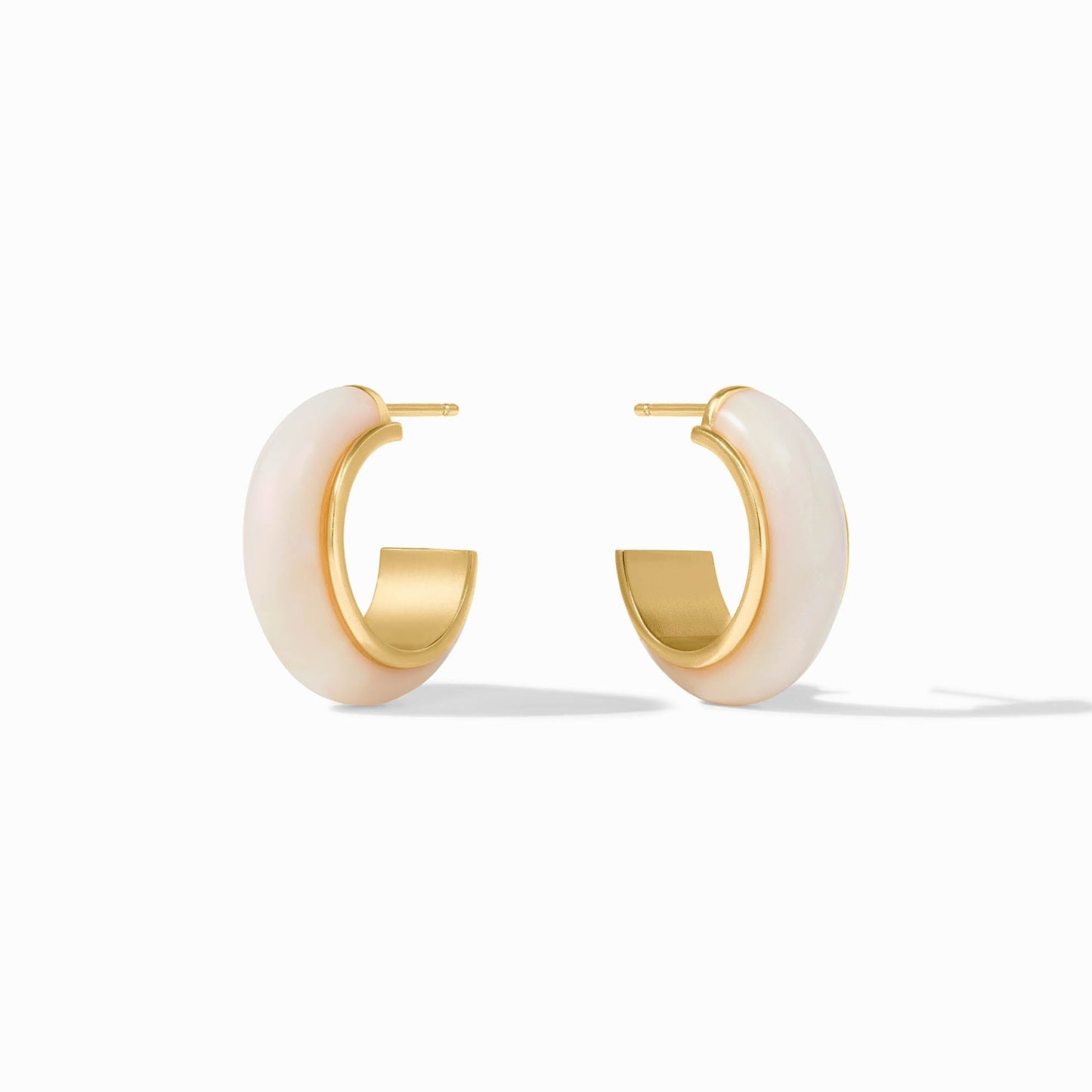 Julie Vos Carnaby Hoop - Alabaster