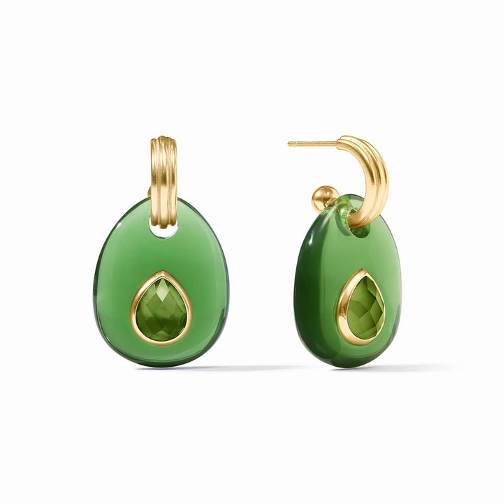 Julie Vos Carnaby Hoop and Charm Earrings