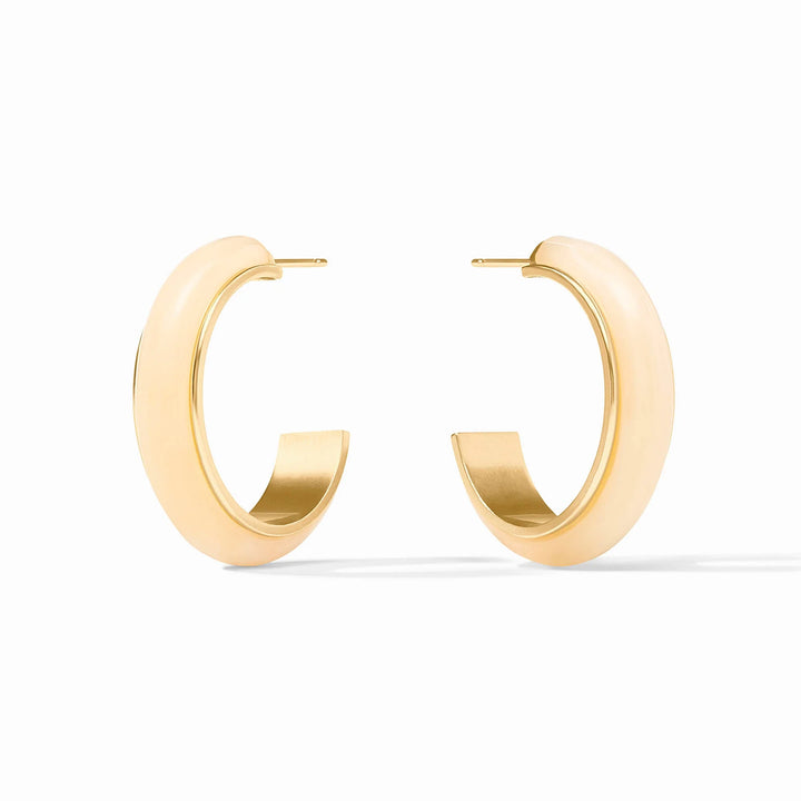 Julie Vos Carnaby Hoop - Ivory