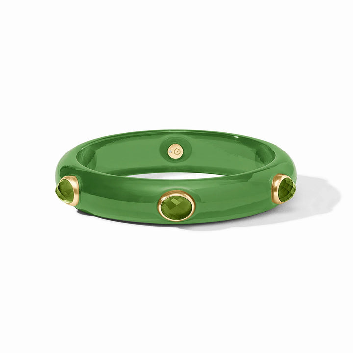 Carnaby Stone Bangle- Palmetto Green