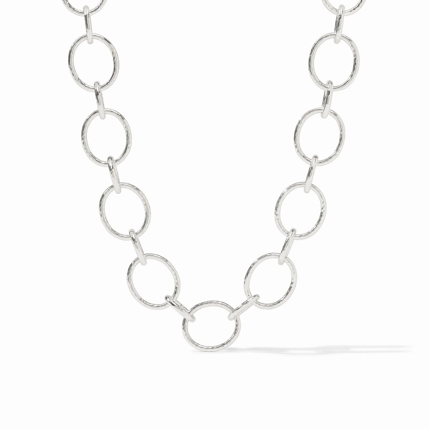Julie Vos Catalina Light Link Necklace - Silver