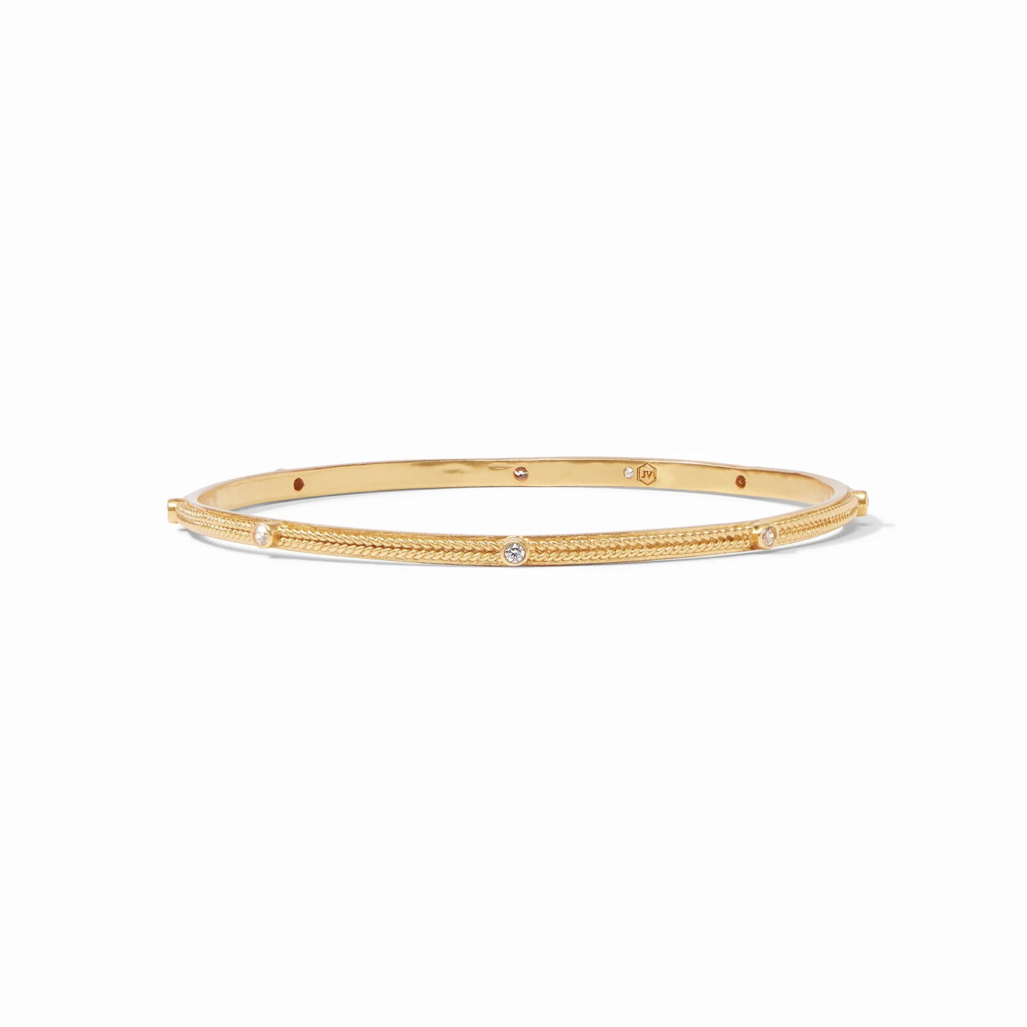 Julie Vos Celeste Stacking Bangle, Cubic Zirconia