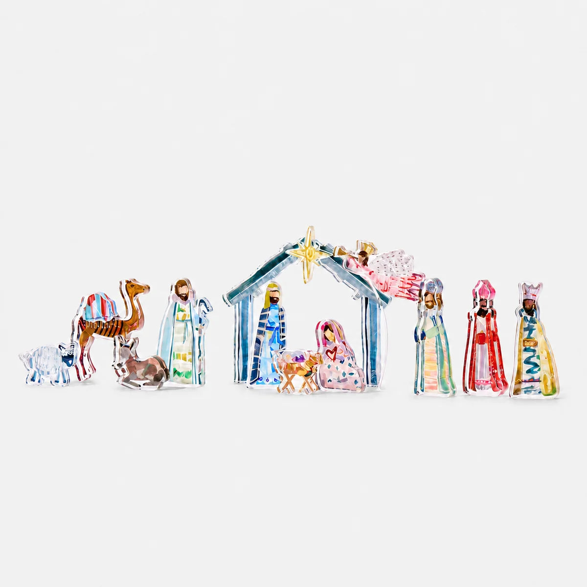 Lauren Dunn Collected Nativity Set (Complete Scene)