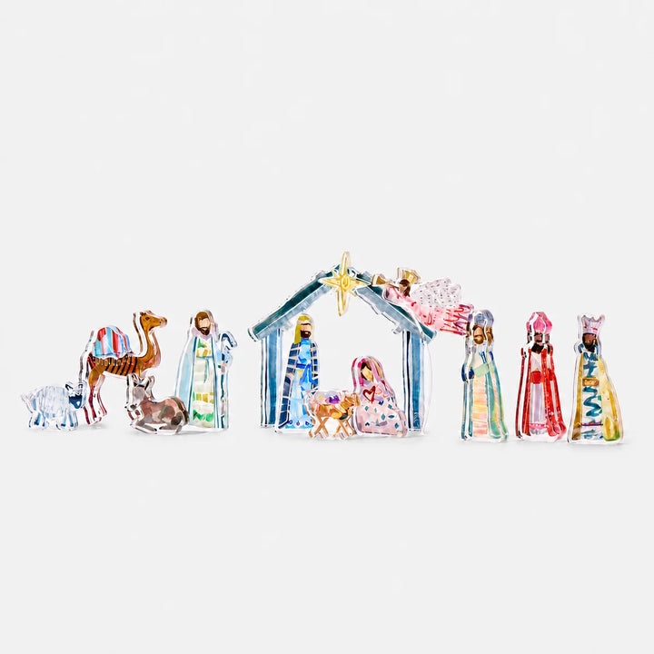 Lauren Dunn Collected Nativity Set (Complete Scene)