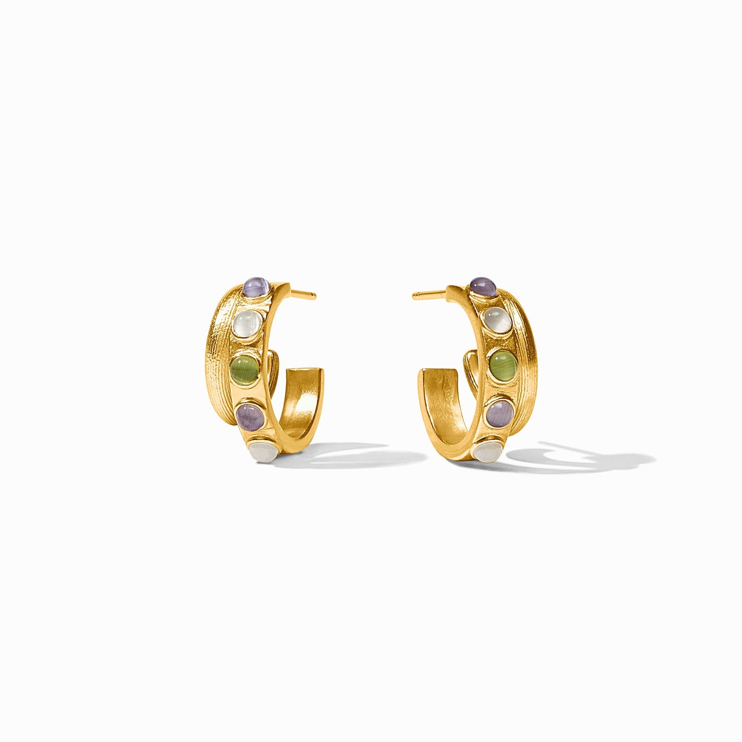 Julie Vos Cobblestone Double Hoop