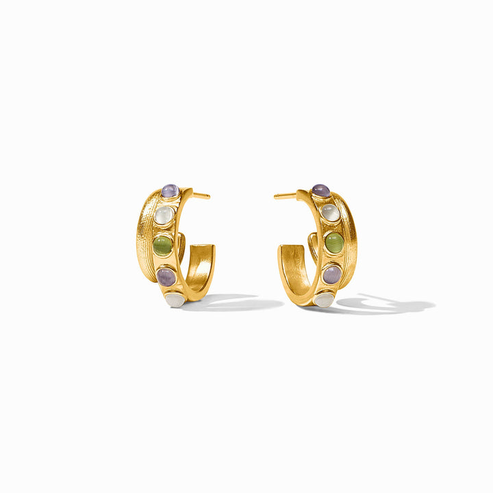 Julie Vos Cobblestone Double Hoop