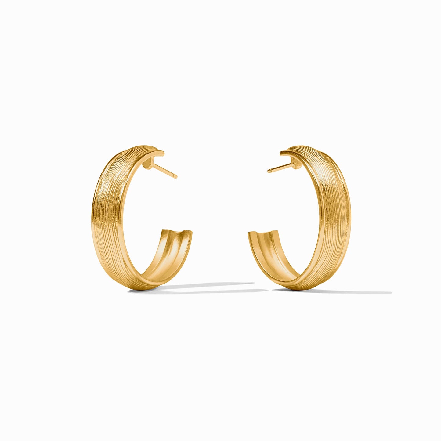 Julie Vos Cobblestone Hoop - Gold