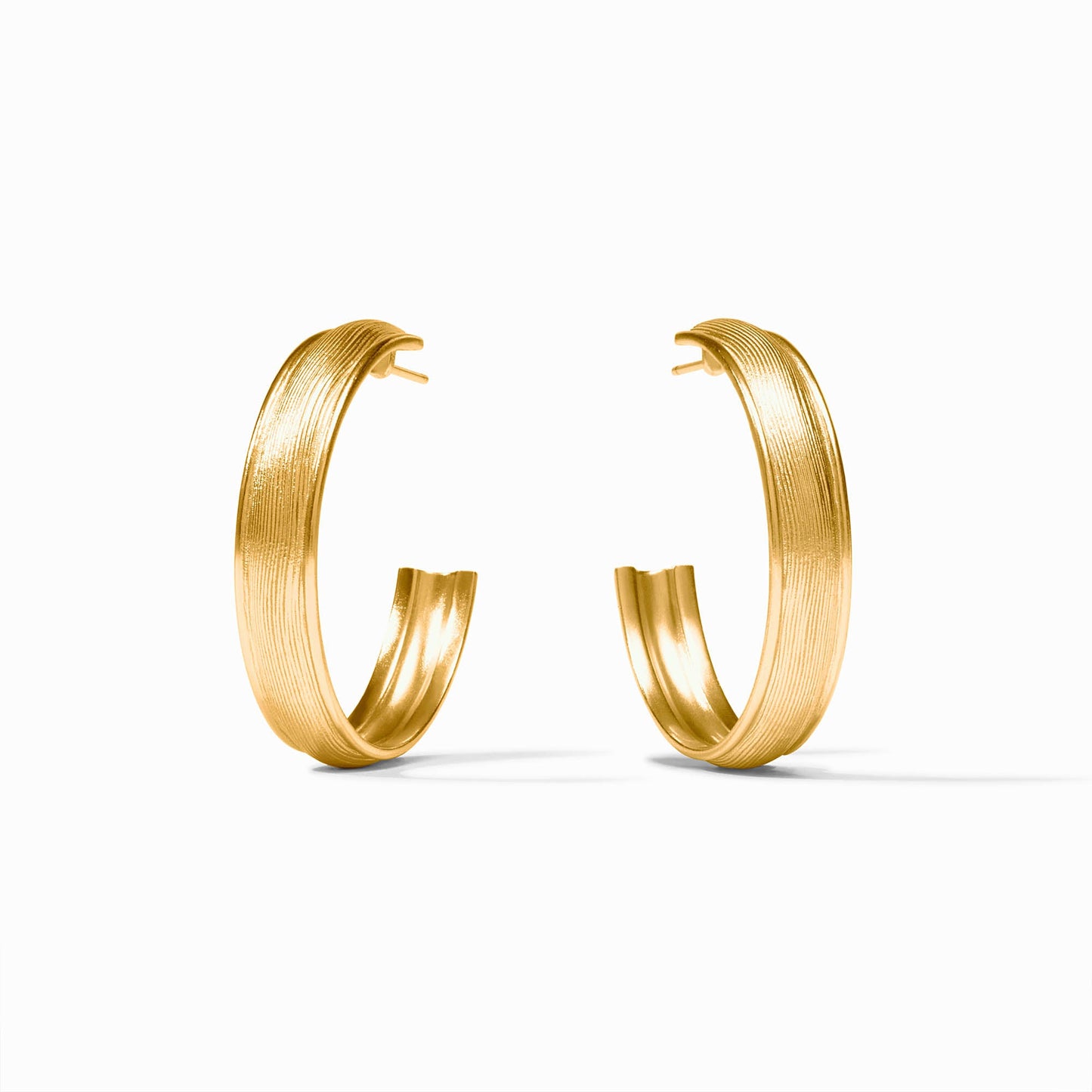 Julie Vos Cobblestone Hoop - Gold
