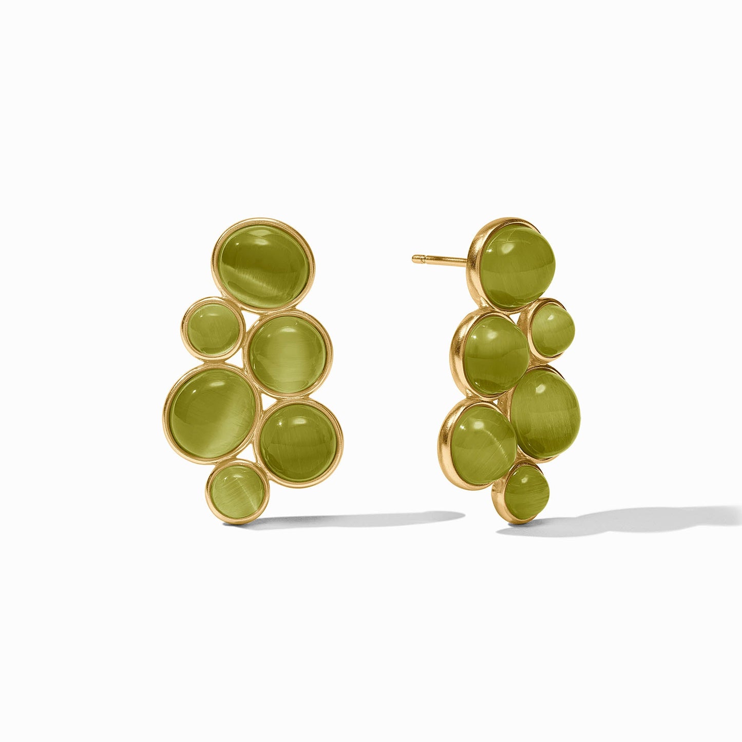 Julie Vos Cobblestone Statement Earring - Gold