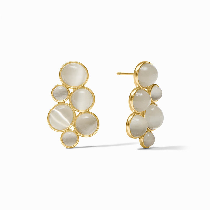 Julie Vos Cobblestone Statement Earring - Gold