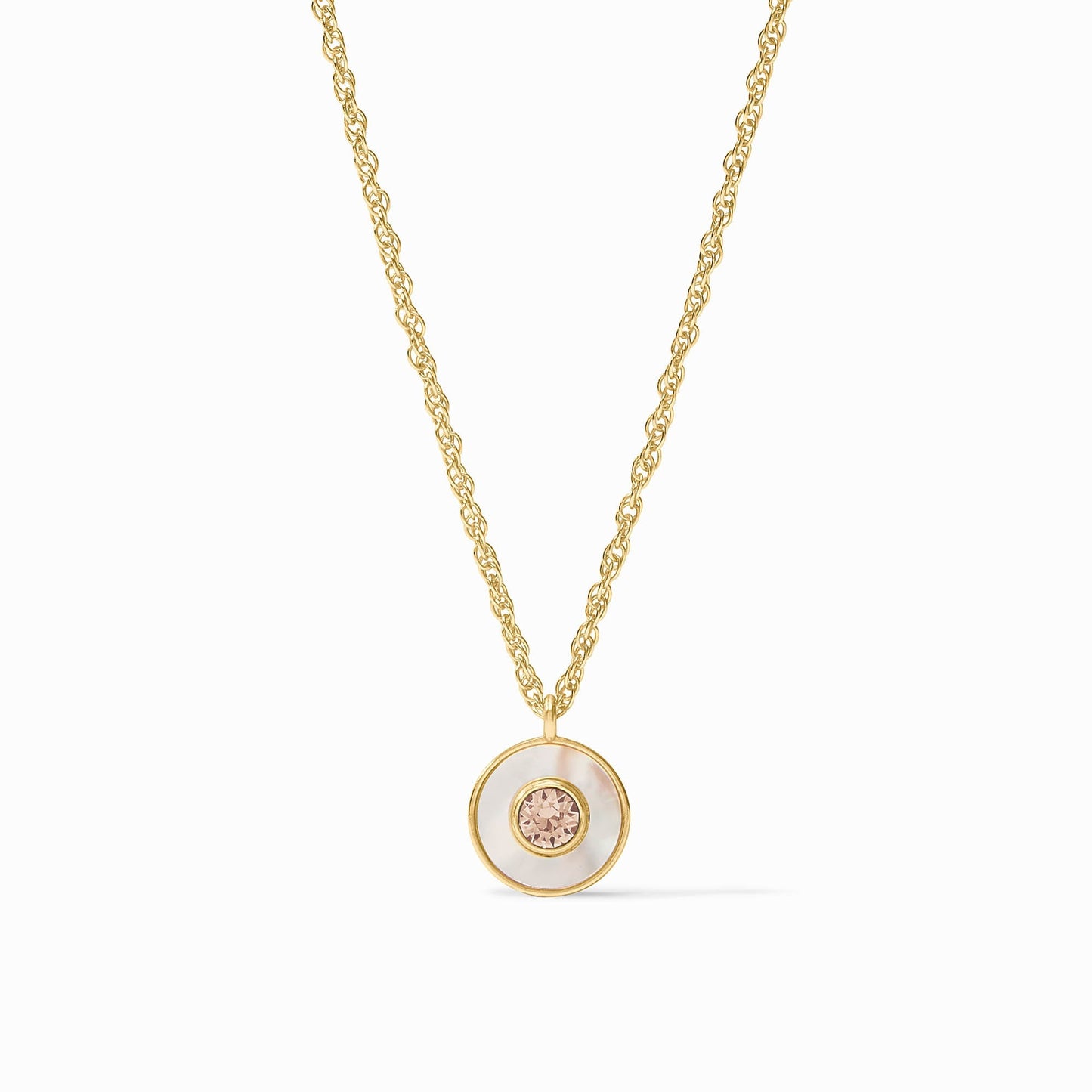 Julie Vos Colette Circle Delicate Necklace