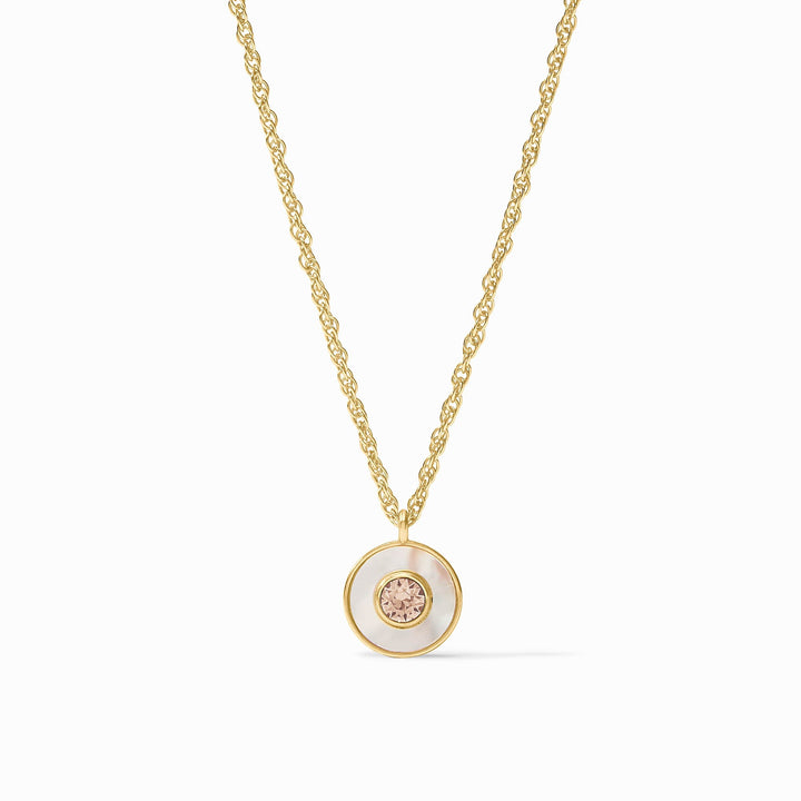 Julie Vos Colette Circle Delicate Necklace