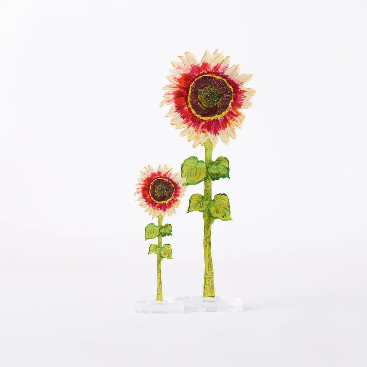 Crimson Blaze Sunflower Acrylic Single Flower