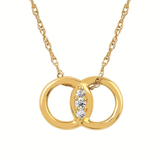 14KW Diamond Marriage Necklace