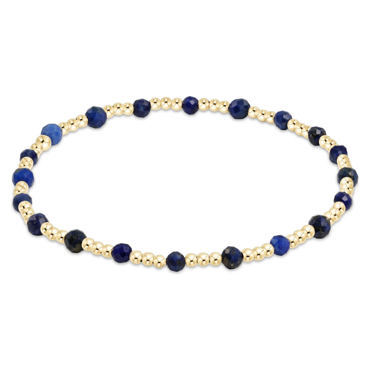 enewton Egirl Gemstone Gold Sincerity Pattern 3mm Bead Bracelet
