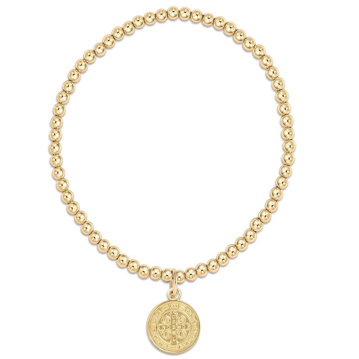 Enewton Extends Classic Gold 3mm Bracelet - Blessing Gold Disc