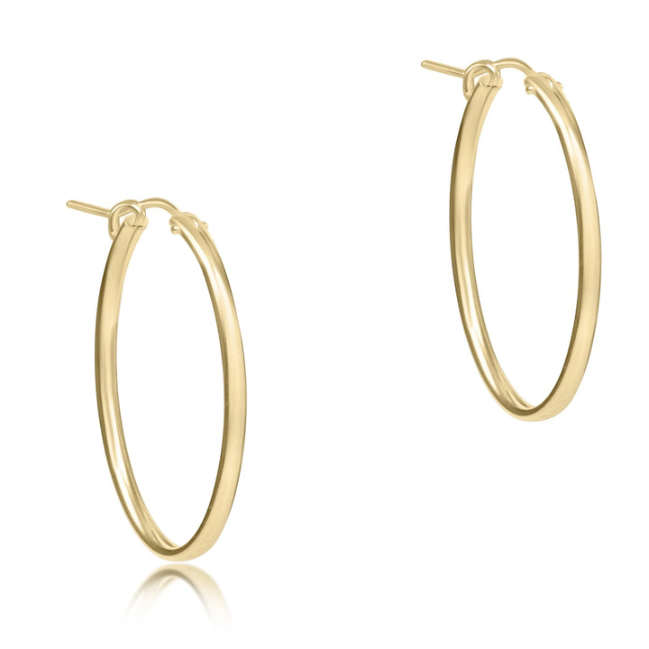 Enewton Oval Gold 1" Hoop