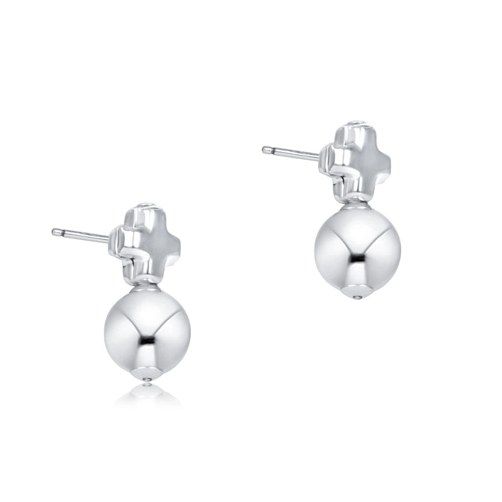 Enewton Signature Cross Small Sterling Stud - Classic Sterling