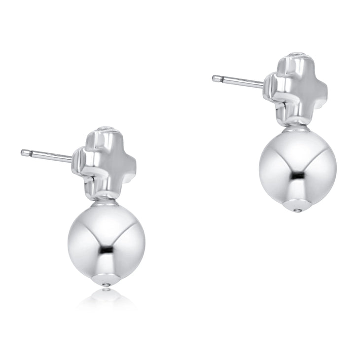Enewton Signature Cross Sterling Stud - Classic Sterling