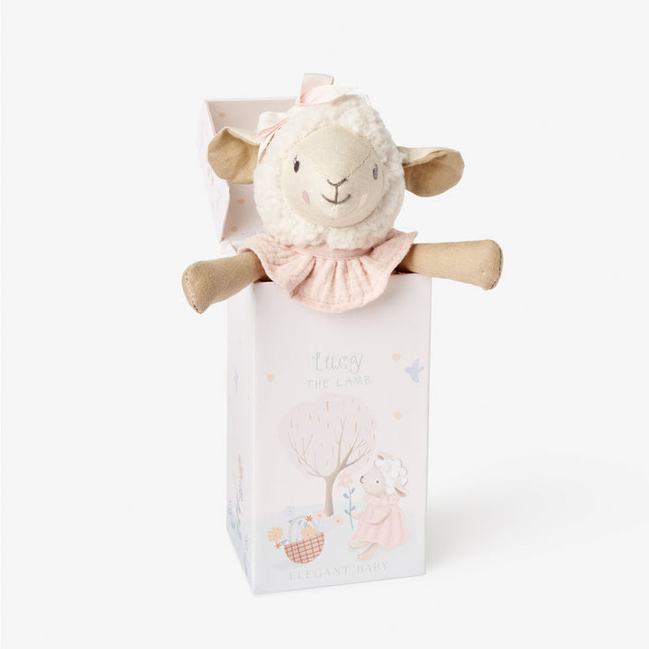 Linen Lucy the Lamb Toy