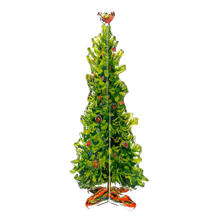 Kimberly Hodges Engleman Spruce 2 Piece Acrylic Tree