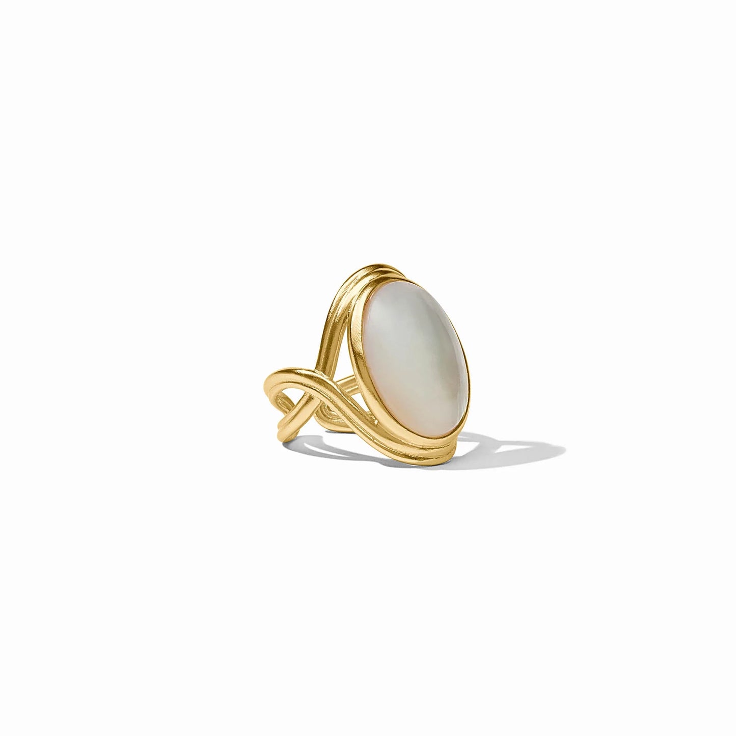 Julie Vos Essex Statement Ring - Mother of Pearl