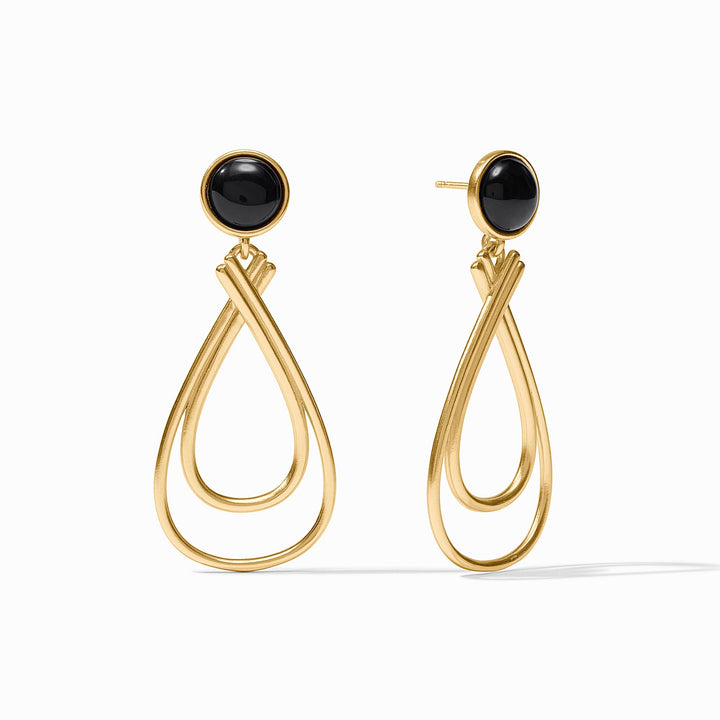 Julie Vos Essex Stone Earring - Gold