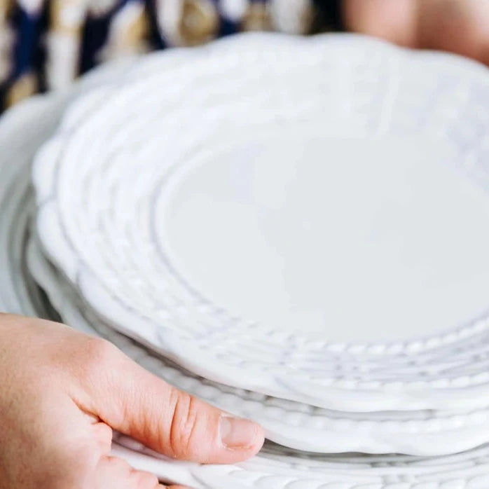 Provvista Basket Jubilee Salad Plate - White