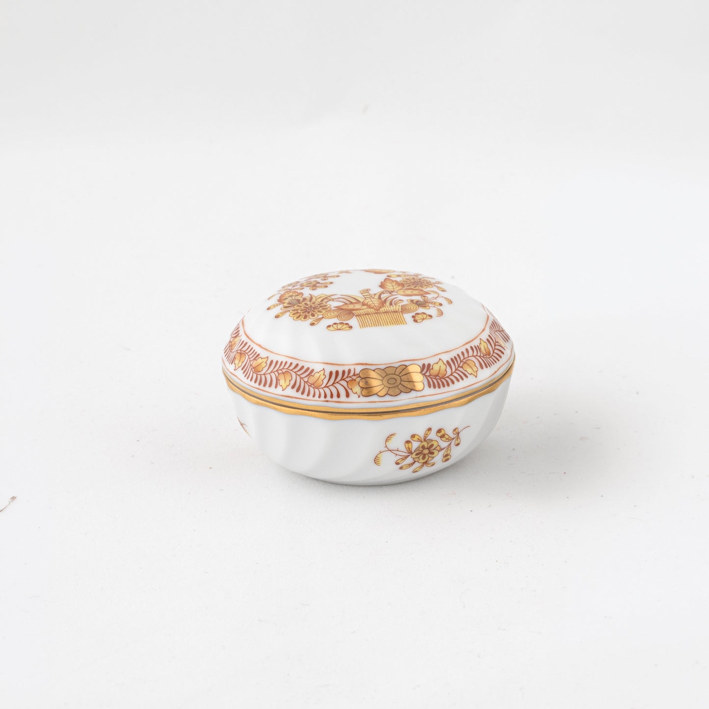 Herend Ring Box, Butterscotch