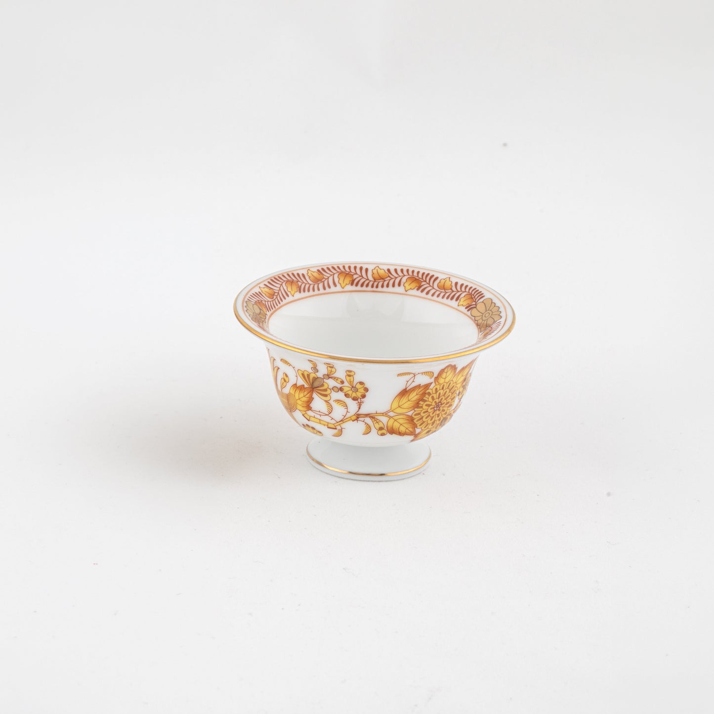 Herend Flower Bowl Small, Butterscotch