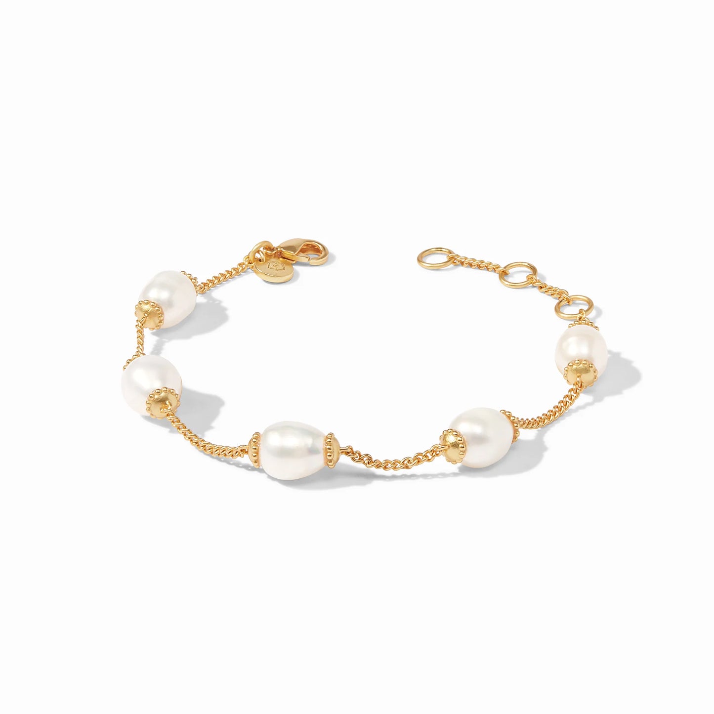 Julie Vos Flora Delicate Bracelet Gold Pearl