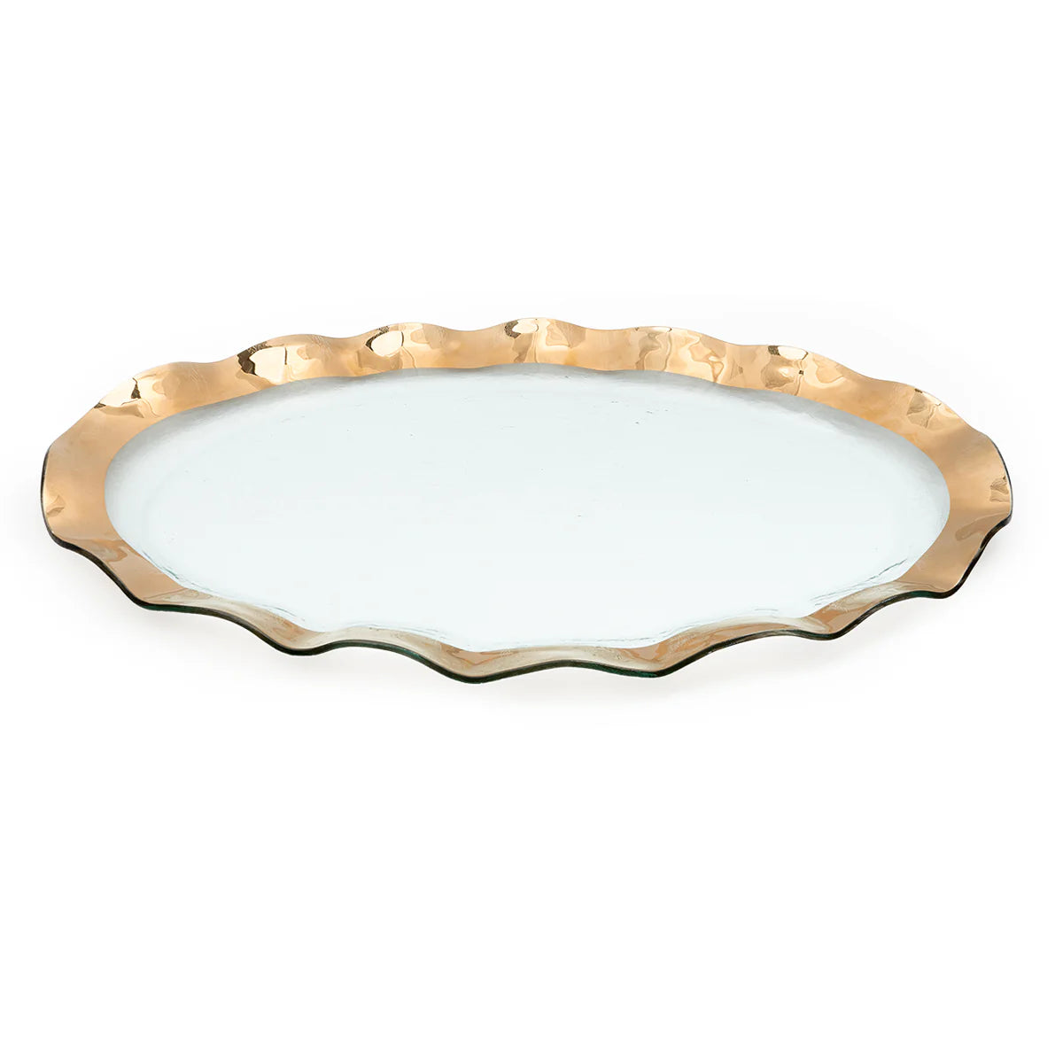 Annieglass Ruffle Extra Large Platter